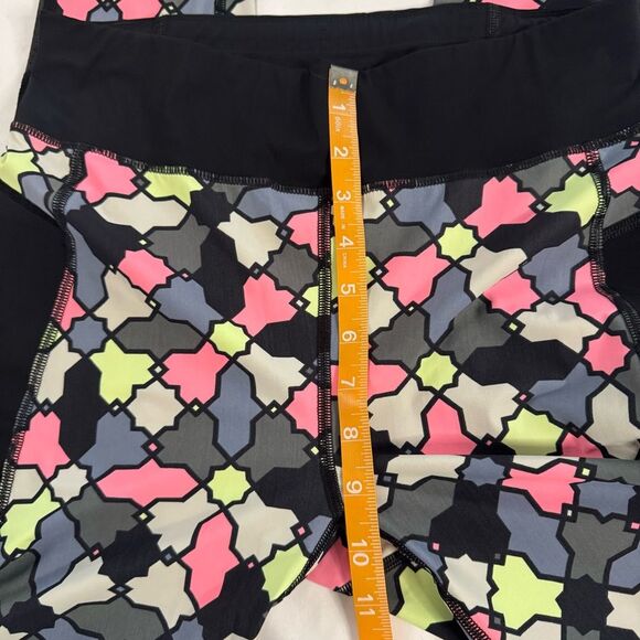 Sweaty Betty Zero Gravity Run Leggings Size M Multicolor Geo Tile Active Gym - Picture 5 of 11